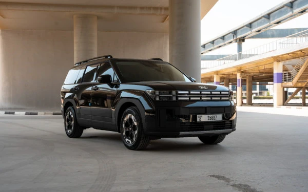 Black Hyundai Santa Fe, 2026 Photo 3