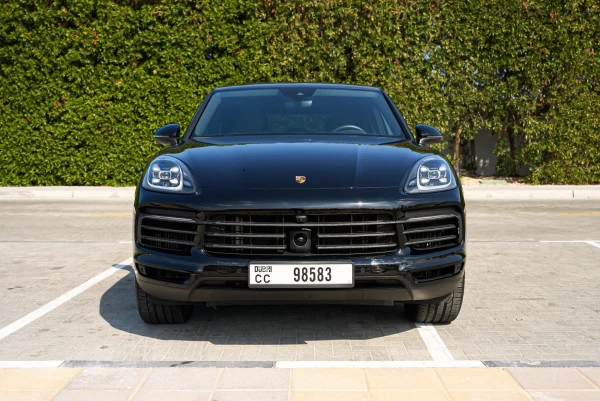 Black Porsche Cayenne coupe, 2022 Photo 4