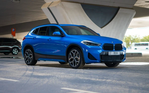 Blue BMW X2, 2022 Photo 3