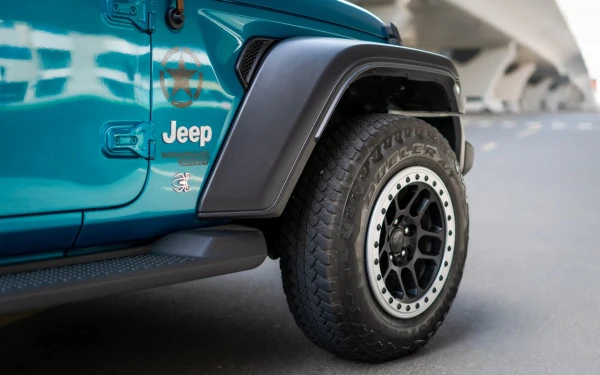 Blue Jeep Wrangler Limited Sport Edition convertible, 2020 Photo 3