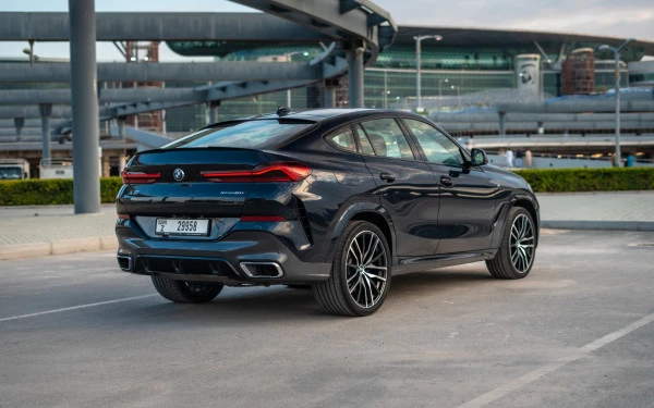Dark Blue BMW X6 M-kit, 2022 Photo 5