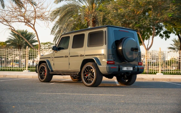 Grey Mercedes G63 AMG, 2022 Photo 8