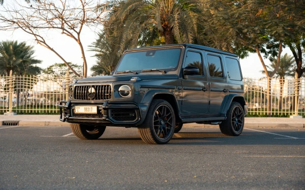 Grey Mercedes G63 AMG, 2022 Photo 14