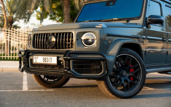 Grey Mercedes G63 AMG, 2022 Photo 15