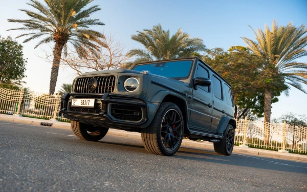 Grey Mercedes G63 AMG, 2022 Photo 16