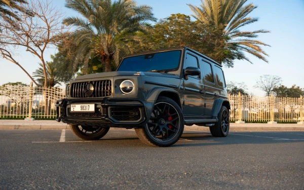 Grey Mercedes G63 AMG, 2022 Photo 17