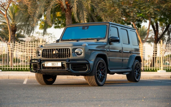 Grey Mercedes G63 AMG, 2022 Photo 18
