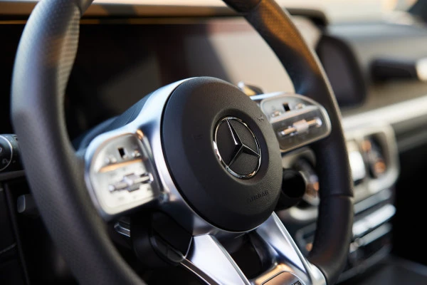Grey Mercedes G63 AMG, 2023 Photo 13