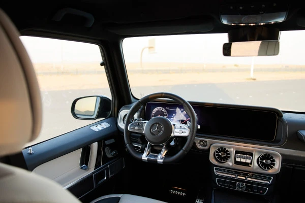 Grey Mercedes G63 AMG, 2023 Photo 14