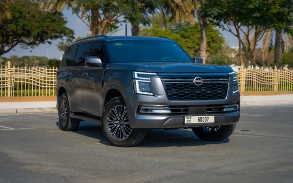 Grey Nissan Patrol Platinum V6, 2025 Photo 3