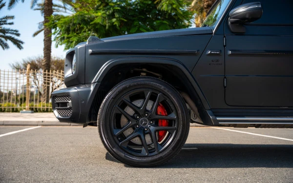 Matte Black Mercedes G63 AMG, 2022 Photo 4