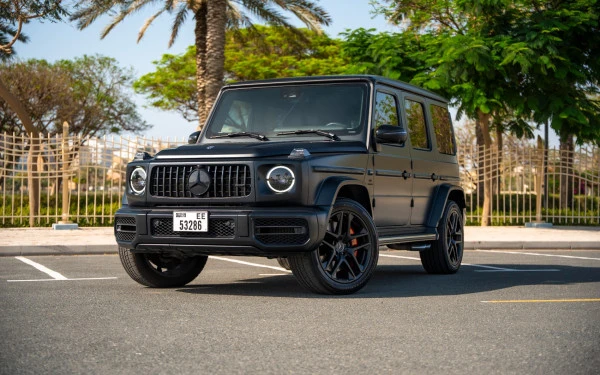 Matte Black Mercedes G63 AMG, 2022 Photo 5