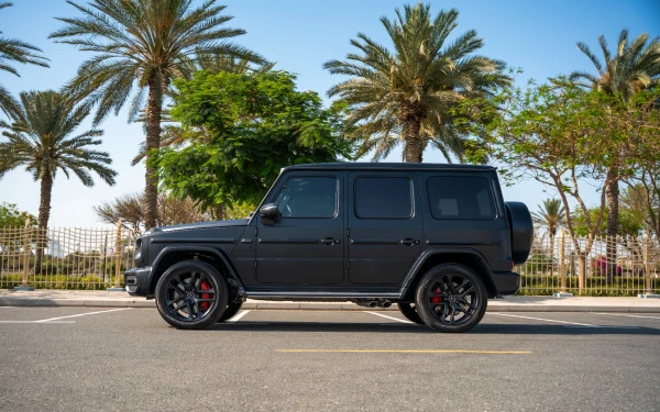 Matte Black Mercedes G63 AMG, 2022 Photo 7