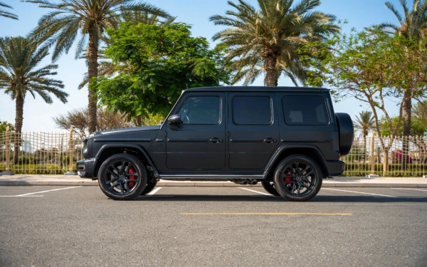 Matte Black Mercedes G63 AMG, 2022 Photo 8