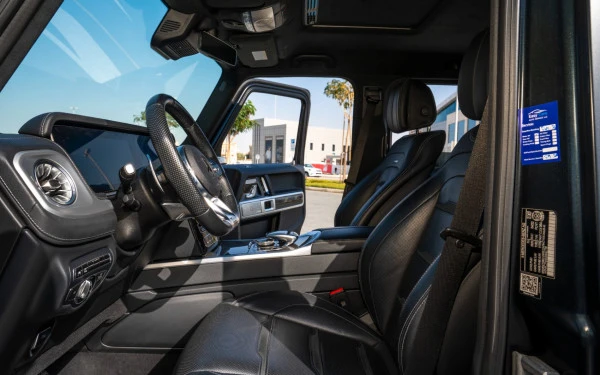Matte Black Mercedes G63 AMG, 2022 Photo 16