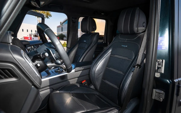 Matte Black Mercedes G63 AMG, 2022 Photo 17