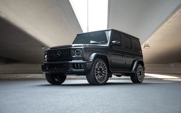 Matte Black Mercedes G63 AMG, 2025 Photo 6