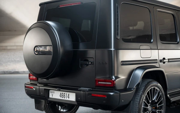 Matte Black Mercedes G63 AMG, 2025 Photo 8