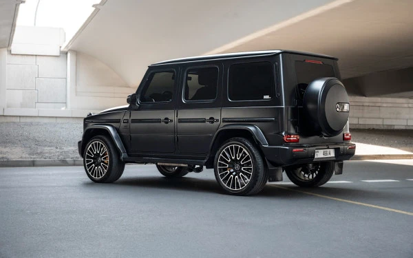 Matte Black Mercedes G63 AMG, 2025 Photo 14
