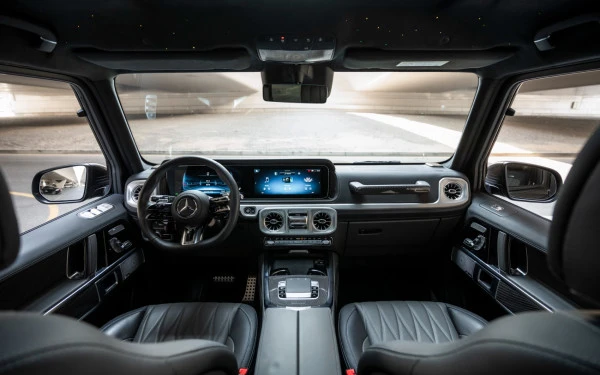 Matte Black Mercedes G63 AMG, 2025 Photo 25