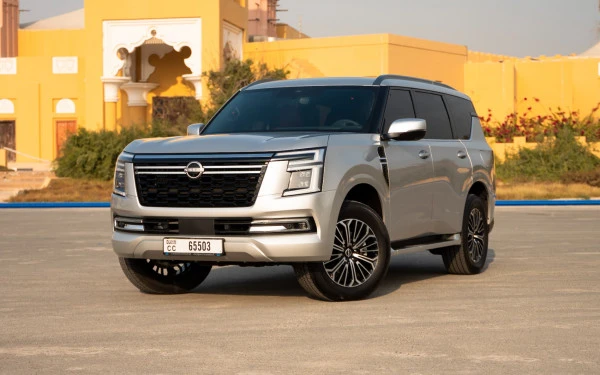 Silver Nissan Patrol Platinum V6, 2025 Photo 4