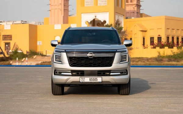 Silver Nissan Patrol Platinum V6, 2025 Photo 1
