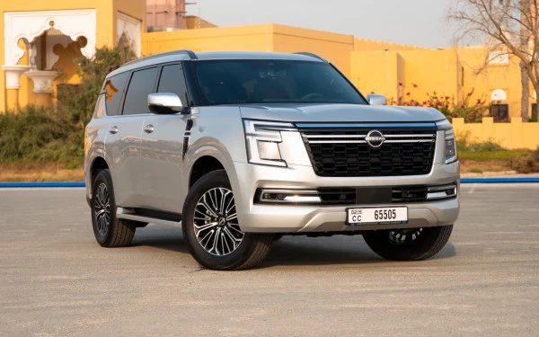 Silver Nissan Patrol Platinum V6, 2025 Photo 2