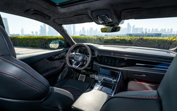 White Audi RSQ8, 2021 Photo 5