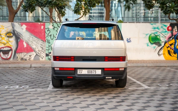 White Hyundai Santa Fe, 2025 Photo 9