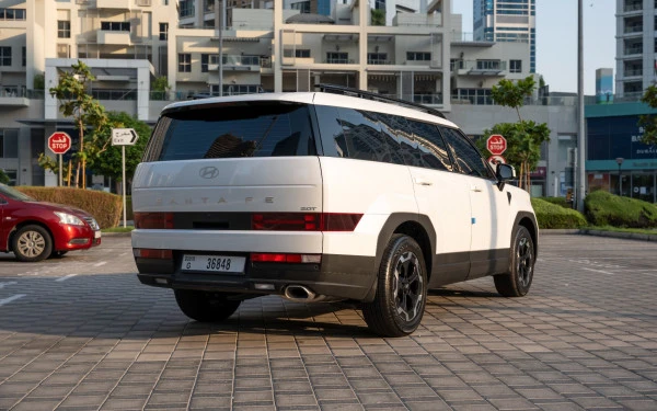 White Hyundai Santa Fe, 2026 Photo 6