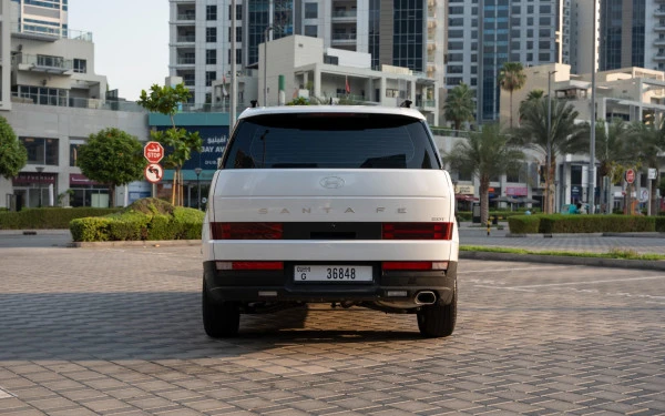 White Hyundai Santa Fe, 2026 Photo 7