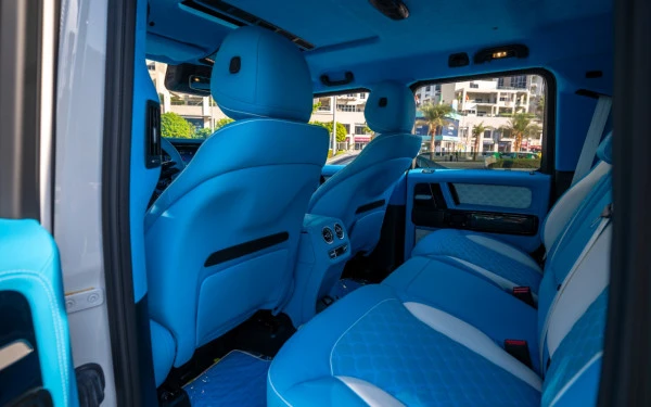White Mercedes G63 Brabus Kit, 2025 Photo 7