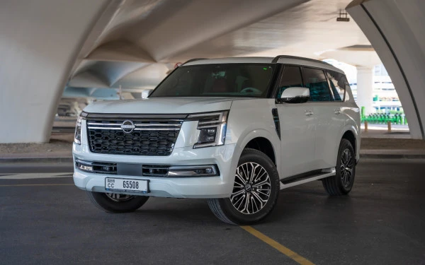 White Nissan Patrol Platinum V6, 2025 Photo 4
